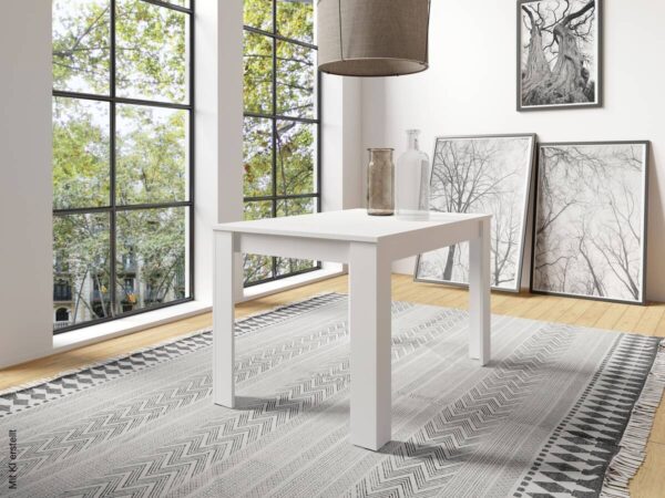 Tisch NEPAL weiß B/H/T: ca. 120x75x80 cm – Bild 3