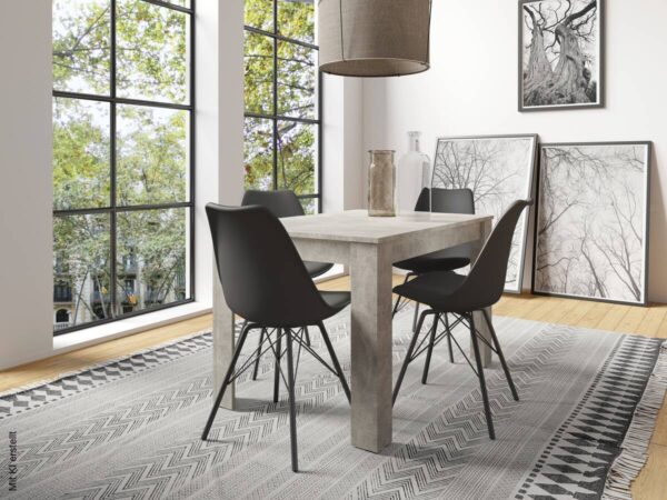 Tisch NEPAL Beton Optik B/H/T: ca. 120x75x80 cm Tisch NEPAL Beton Optik B/H/T: ca. 120x75x80 cm – Bild 4