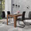 Tisch NORI Eiche Old Wood Nachbildung B/H/T: ca. 140x75x80 cm – Bild 4