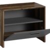 Bank BEN Eiche Old Wood Nachbildung anthrazit B/H/T: ca. 60x48x35 cm – Bild 3