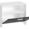 Sitzbank BEN weiß schwarz B/H/T: ca. 60x48x35 cm Sitzbank BEN weiß schwarz B/H/T: ca. 60x48x35 cm – Bild 3