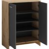 Schuhkommode BEN Eiche Nachbildung anthrazit B/H/T: ca. 63x83x35 cm – Bild 5