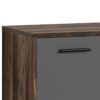 Schuhkommode BEN Eiche Old Wood Nachbildung anthrazit B/H/T: ca. 63x83x35 cm – Bild 4