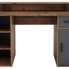 Schreibtisch DIEGO Eiche Old Wood Nachbildung anthrazit – Bild 4