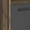 Schreibtisch FOX Eiche Old Wood Nachbildung anthrazit B/H/T: ca. 139x90,8x139 cm – Bild 4