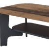 Couchtisch JONNY Eiche Old Wood Nachbildung anthrazit anthrazit B/H/T: ca. 110x42,5x55 cm – Bild 2