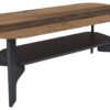 Couchtisch JONNY Eiche Old Wood Nachbildung anthrazit anthrazit B/H/T: ca. 110x42,5x55 cm – Bild 4