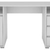 Schreibtisch LOBO weiß B/H/T: ca. 138x75x55 cm – Bild 4