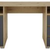 Schreibtisch LOBO Eiche Nachbildung anthrazit B/H/T: ca. 138x75x55 cm – Bild 4