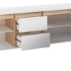 TV-Board VALENTIN weiß Eiche Nachbildung B/H/T: ca. 160x60x38 cm – Bild 5
