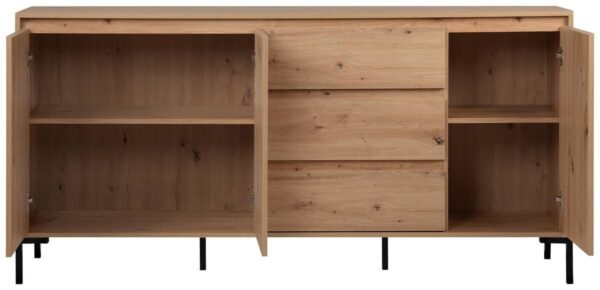 Sideboard Korsika Eiche Artisan Nachbildung B/H/T: ca. 170x87x40 cm Sideboard Korsika Eiche Artisan Nachbildung B/H/T: ca. 170x87x40 cm – Bild 4