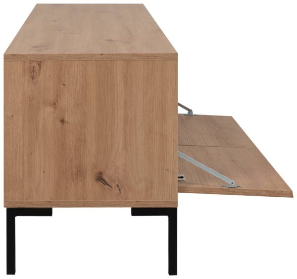 TV-Lowboard Korsika Eiche Artisan Nachbildung B/H/T: ca. 150x49x40 cm – Bild 3