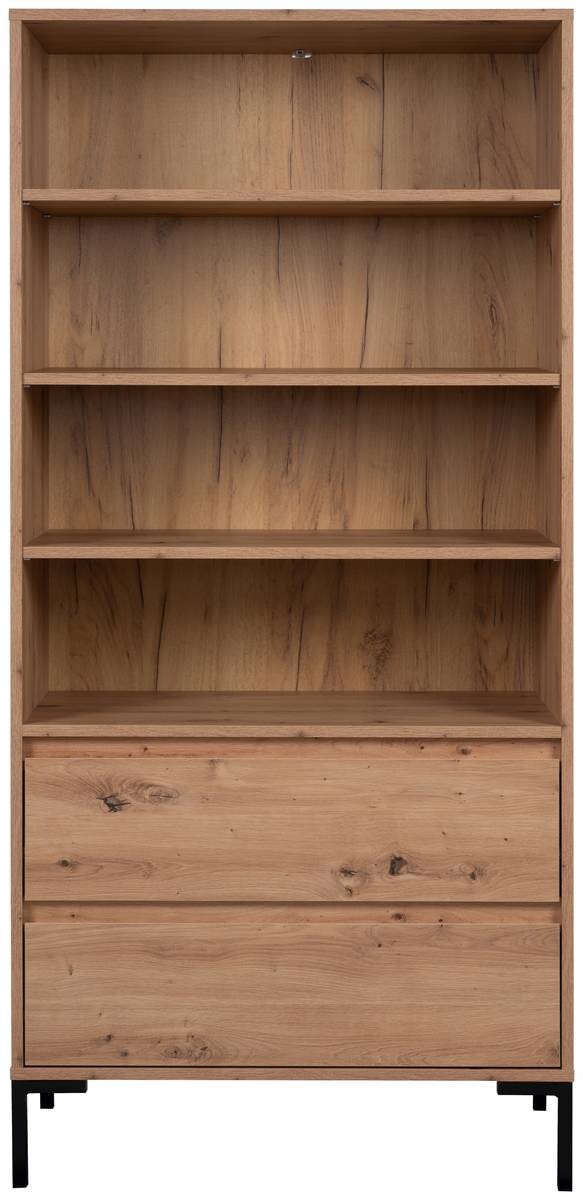 Regal Korsika Eiche Artisan Nachbildung B/H/T: ca. 78x165x40 cm – Bild 3