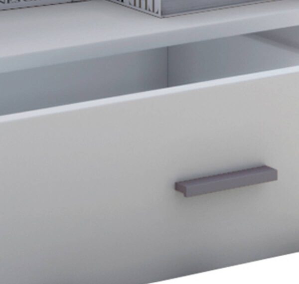 Couchtisch Junata weiß B/H/T: ca. 110x44x52 cm – Bild 2