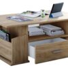 Couchtisch Junata Eiche Sonoma Nachbildung B/H/T: ca. 110x44x52 cm – Bild 2