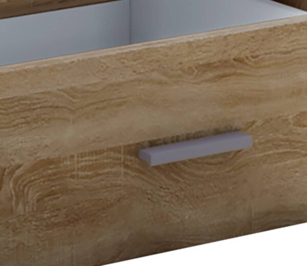 Couchtisch Junata Eiche Sonoma Nachbildung B/H/T: ca. 110x44x52 cm – Bild 3