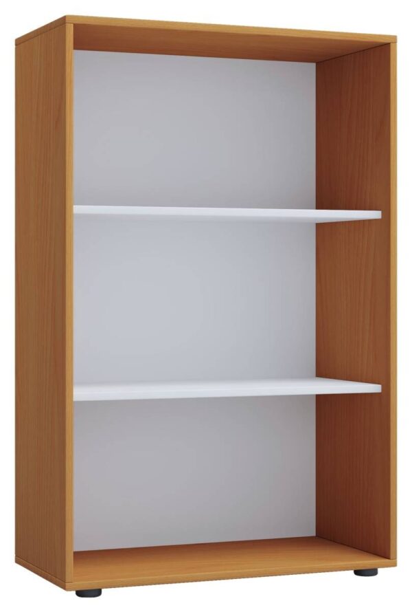 Regal Lona XL ohne Türen buche Nachbildung weiß B/H/T: ca. 70x110x37 cm Regal Lona XL ohne Türen buche Nachbildung weiß B/H/T: ca. 70x110x37 cm – Bild 2