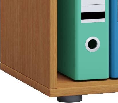Regal Lona XXL ohne Türen buche Nachbildung weiß B/H/T: ca. 70x183x37 cm Regal Lona XXL ohne Türen buche Nachbildung weiß B/H/T: ca. 70x183x37 cm – Bild 2