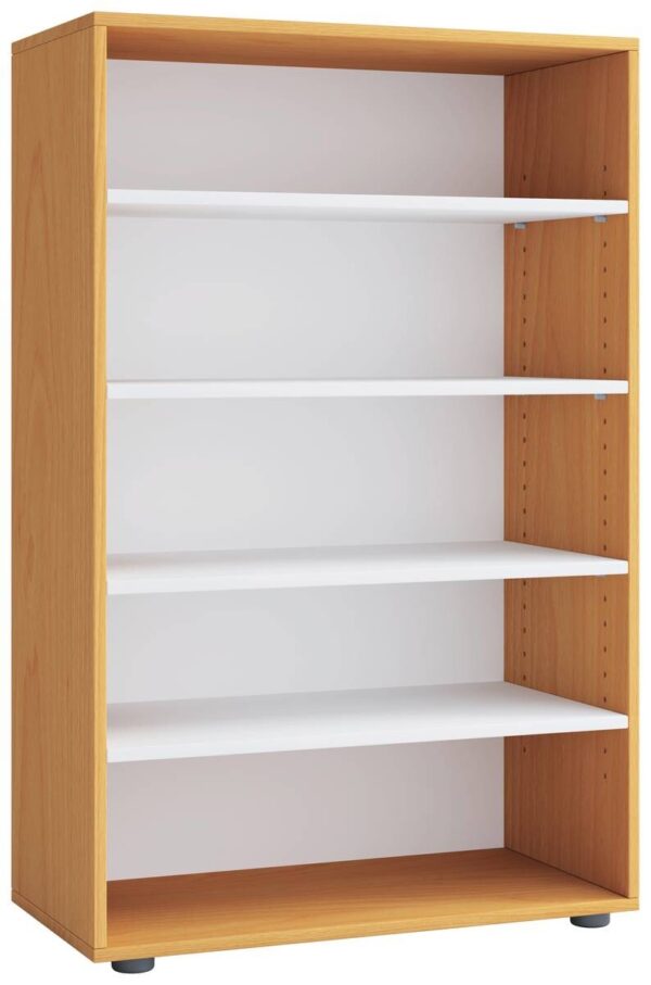 Schuhregal Lona buche Nachbildung weiß B/H/T: ca. 70x110x37 cm Schuhregal Lona buche Nachbildung weiß B/H/T: ca. 70x110x37 cm – Bild 2
