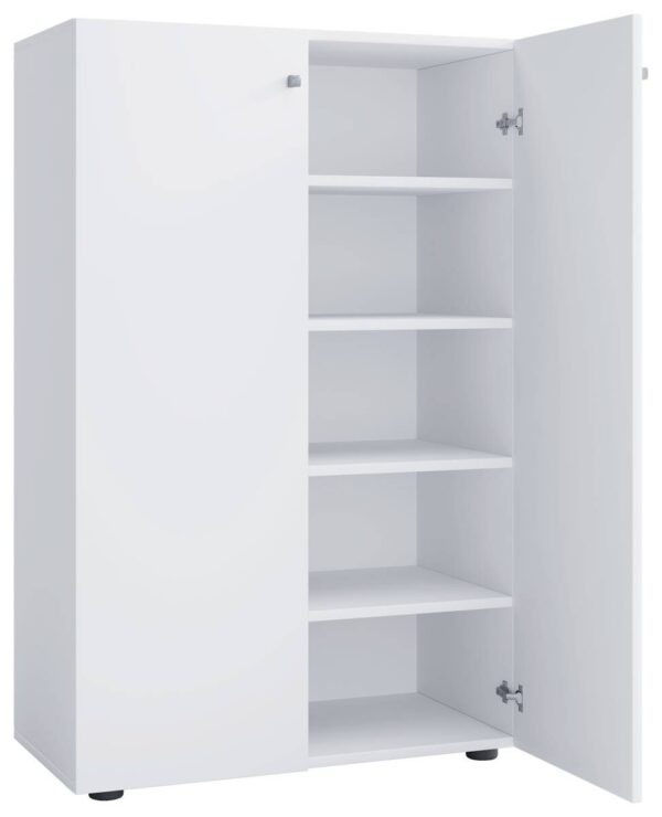 Schuhschrank Lona weiß B/H/T: ca. 70x110x39 cm Schuhschrank Lona weiß B/H/T: ca. 70x110x39 cm – Bild 2