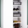 Schuhschrank Lona weiß B/H/T: ca. 70x110x39 cm Schuhschrank Lona weiß B/H/T: ca. 70x110x39 cm – Bild 3