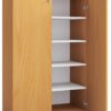 Schuhschrank Lona buche Nachbildung weiß B/H/T: ca. 70x110x39 cm – Bild 2