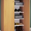 Schuhschrank Lona buche Nachbildung weiß B/H/T: ca. 70x110x39 cm – Bild 3