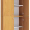 Schuhschrank Lona buche weiß B/H/T: ca. 70x223x39 cm – Bild 2