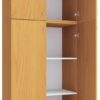 Schuhschrank Lona buche weiß B/H/T: ca. 200x70x39 cm – Bild 2