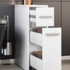 Unterschrank Zalo weiß B/H/T: ca. 20x61x45 cm – Bild 2
