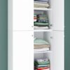 Kleiderschrank Lona weiß B/H/T: ca. 70x240x39 cm – Bild 2