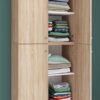 Kleiderschrank Lona Eiche B/H/T: ca. 70x240x39 cm – Bild 2
