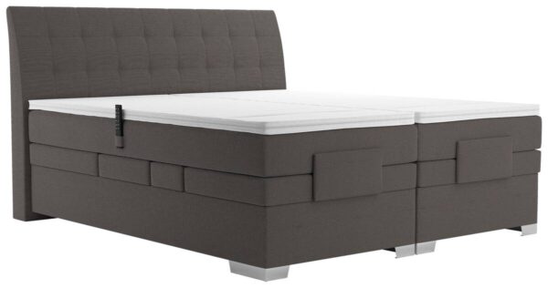 Boxspringbett Astrid braun Liegefläche B/L: ca. 180x200 cm – Bild 2