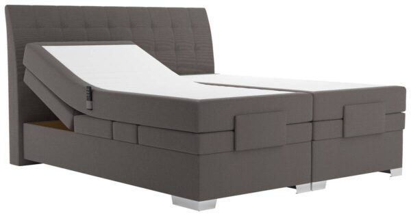 Boxspringbett Astrid braun Liegefläche B/L: ca. 180x200 cm – Bild 3