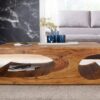 Couchtisch braun B/H/T: ca. 118x38x70 cm – Bild 3