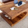 Couchtisch braun B/H/T: ca. 118x38x70 cm – Bild 4