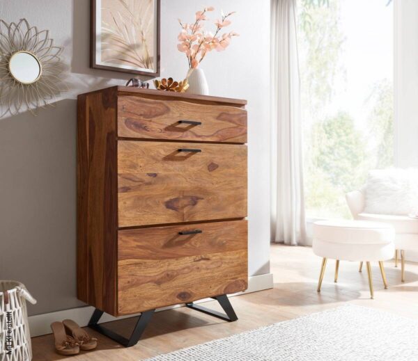 Kommode rosenholz Nachbildung B/H/T: ca. 80x40x120 cm Kommode rosenholz Nachbildung B/H/T: ca. 80x40x120 cm – Bild 2