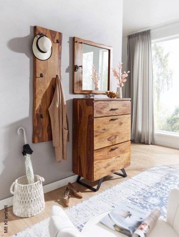 Kommode rosenholz Nachbildung B/H/T: ca. 80x40x120 cm Kommode rosenholz Nachbildung B/H/T: ca. 80x40x120 cm – Bild 3