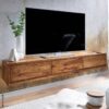 Lowboard rosenholz Nachbildung B/H/T: ca. 160x25x35 cm – Bild 3