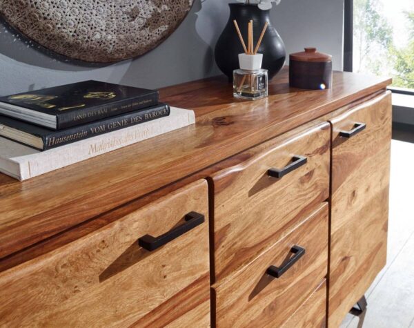 Sideboard rosenholz Nachbildung B/H/T: ca. 145x82x45 cm – Bild 2