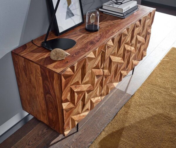 Sideboard rosenholz Nachbildung B/H/T: ca. 144x72x47 cm – Bild 4
