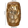 Beistelltisch gold Aluminium B/H/T: ca. 30x47x30 cm – Bild 2