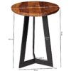 Beistelltisch rosenholz Holz B/H/T: ca. 35x45x35 cm – Bild 5