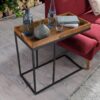 Beistelltisch rosenholz Nachbildung Holz B/H/T: ca. 70x65x34 cm – Bild 3