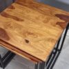Beistelltisch 3er-Set. rosenholz Holz B/H/T: ca. 40x42x40 cm Beistelltisch 3er-Set. rosenholz Holz B/H/T: ca. 40x42x40 cm – Bild 5
