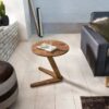 Beistelltisch rosenholz Holz B/H/T: ca. 45x50x45 cm – Bild 2