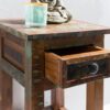 Beistelltisch braun Holz B/H/T: ca. 30x50x30 cm – Bild 5