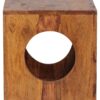 Beistelltisch rosenholz Holz B/H/T: ca. 35x35x35 cm Beistelltisch rosenholz Holz B/H/T: ca. 35x35x35 cm – Bild 2