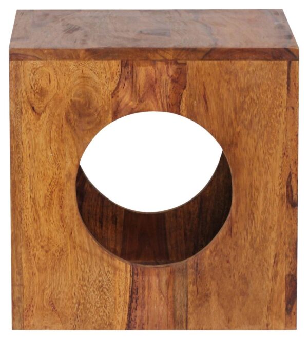 Beistelltisch rosenholz Holz B/H/T: ca. 35x35x35 cm Beistelltisch rosenholz Holz B/H/T: ca. 35x35x35 cm – Bild 2