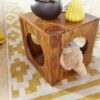 Beistelltisch rosenholz Holz B/H/T: ca. 35x35x35 cm Beistelltisch rosenholz Holz B/H/T: ca. 35x35x35 cm – Bild 5